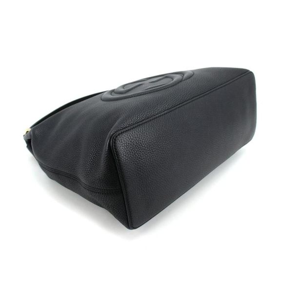 Gucci Soho Interlocking GG Shoulder Bag Black - Picture 4 of 9